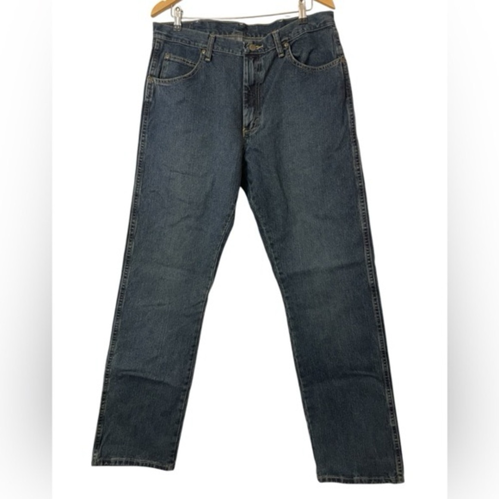 WRANGLER mens straight jeans 35x34
